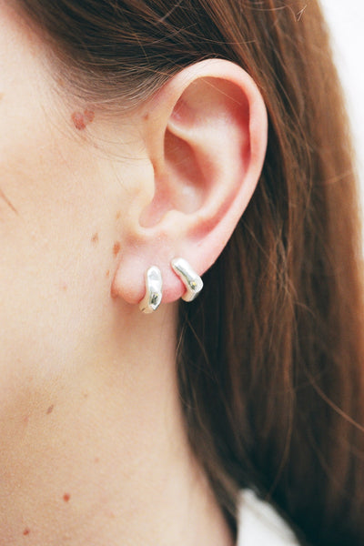 Pettine Earrings - Gold