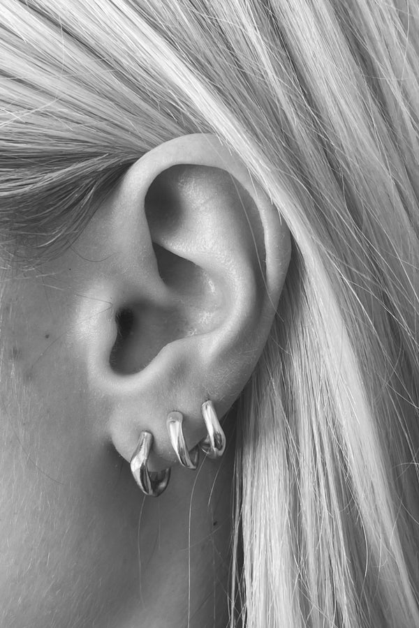 Baby hoops - Silver