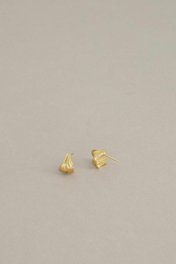 Mini Vieira Earrings - Gold
