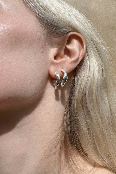 Esta Earrings - Silver